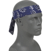 Ergodyne® Chill-Its® 6700 Evaporative Cooling Bandana - Tie, Navy Western, One Size