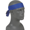 Ergodyne® Chill-Its® 6700 Evaporative Cooling Bandana - Tie, Solid Blue, One Size