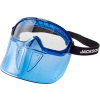 Jackson Safety 21000 Blue Goggle with Flip Up Chin Guard, Clear, Anti-Fog
