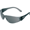 MCR Safety Crews CL112 Checklite Safety Glasses, Black Lens, Black Frame, Anti-Scratch
