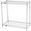 B3124482 Nexel® 2 Shelf Chrome Wire Shelving Unit Starter 36""W x 12""D x 34""H shelf, unit, 12d, starter, nexel, shelving, 34h, chrome, 36w, wire, B3124482