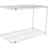 B3124313 Nexel® 2 Shelf Chrome Wire Shelving Unit Add On 72""W x 12""D x 34""H shelf, unit, 72w, add, 12d, nexel, shelving, 34h, chrome, wire, B3124313