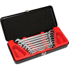Blackhawk BW-1400 8 Piece Rev. Ratcheting Combo Wrench Set, 12 Point