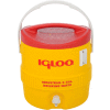 Igloo 431 - Beverage Cooler, Insulated, Yellow / Red, 3 Gallons