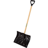 Union Tools® 1627400 18" Poly Combo Snow Shovel W/ Wood D-Grip Handle