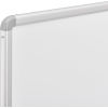 Global Industrial™ Mobile Reversible Magnetic Whiteboard - 24W x 36H - Steel - Silver Frame
																			