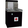 Shure Safety Station-36"W x 30"D x 66-1/2"H-Gloss Black