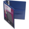 Durable Vinyl View Binder, 1-1/2" Capacity, Blue