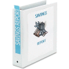 Economy Reference View Binders, 2" Capacity, White