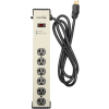 Heavy Duty Surge Protected Power Strip, 6 Outlets, 20A, 900 Joules, 6' Cord