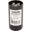 Rotom 108B, 108-130MFD, 110/125V, Start Capacitor, Round