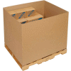 Double Wall Gaylord Bottoms 48" x 40" x 36" 275# DW/ECT-48 Kraft - Pkg Qty 5