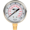 2 1/2" dial, liquid filled, 1/4" NPT bottom, 0-160 PSI