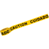 1,000' x 3" Yellow "Caution" Tape, 1 Roll