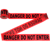300' X 3" Red "Danger Do Not Enter" Tape, 1 Roll