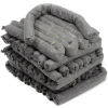 Universal Absorbent Socks, 4'L x 3"W, Gray, 30/Case