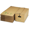 Fellowes 00773 Recycled Stor/File™, Letter Box, 24-1/8"L x 12-1/4"W x 10-3/4"H, Kraft/Green - Pkg Qty 12