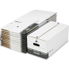 Fellowes 00011 Liberty®, Letter Box, 24-1/8"L x 12-1/4"W x 10-3/4"H, White/Blue - Pkg Qty 12