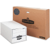 Fellowes 00721 Stor/Drawer®, Letter Box, 25-1/2"L x 14"W x 11-1/2"H, White/Blue - Pkg Qty 6