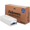 Fellowes 00306 Stor/Drawer Steel Plus, 5 x 8 Card Box, 25-1/4"L x 10-1/2"W x 6-1/2"H, White/Blue - Pkg Qty 12