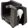 Handwash Station With Soap Dispenser & Paper Towel Roll Holder, Black