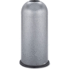 Safco® Black Speckle Open Top Dome Receptacle, 15 Gallon - 9676NC