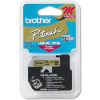M Series Tape Cartridge for P-Touch Labelers, Black on Gold, 1/2 Width