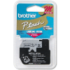 M Series Tape Cartridge for P-Touch Labelers, Black on Silver, 1/2 Width