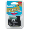 M Series Tape Cartridge for P-Touch Labelers, Black on Green, 1/2 Width