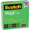 Scotch® Magic Invisible Tape, 1/2" x 1296", 1" Core, 1 Roll