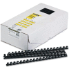 Fellowes® Plastic Combs - Round Back, 1/2", 90 Sheets, Black, 100/Pack - Pkg Qty 12
