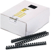 Fellowes® Plastic Combs - Round Back, 3/4", 150 Sheets, Black, 100/Pk - Pkg Qty 5