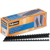 Fellowes® Plastic Combs - Round Back, 5/16", 40 Sheets, Black, 100/PK - Pkg Qty 30
