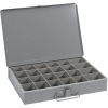 Durham Steel Scoop Compartment Box 202-95 - 24 Compartment, 13-3/8x9-1/4x2 - Pkg Qty 6