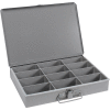 Durham Steel Scoop Compartment Box 211-95 - 12 Compartment, 13-3/8x9-1/4x2 - Pkg Qty 6