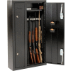 Homak 8-Gun Double Door Steel Security Gun Safe HS30136028 - 32" x 10" x 57", Black