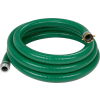 Apache 98128040 2" x 20' Green PVC Water Suction Hose Assembly w/M x F Aluminum Short Shank Fittings