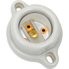 Leviton 9878 Incandescent Lampholder, Keyless, Porcelain, Medium Base, 660W - Pkg Qty 2