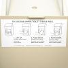 Bobrick® MatrixSeries™ Surface Mounted Multi-Roll Tissue Dispenser
																			