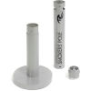 Smokers Pole-Silver Metallic-4 Dia x 42.5 H