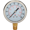 Dynamic 2-1/2 " Fluid Glycerine Filled Pressure Gage Stem 100 PSI