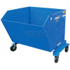 Steel Portable Tilt Refuse Hopper P-HOP-1.5 1-1/2 Cu. Yd. Capacity