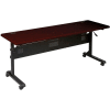 Balt® Flipper Training Table, 72" x 24", Mahogany