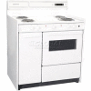 Summit WEM430KW - Electric Range, 220V, White, Clock Timer, Oven, Light, 36"W