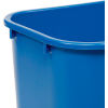 Flanged Top Rim Edging of Rubbermaid Deskside Paper Recycling Trash Cans