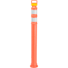 49" Orange Ez Grab Delineator Post W/2ea 3" Hi Reflective