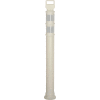45" White Ez Grab Delineator Post W/2ea 3" Hi Reflective