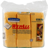 Wypall Cloths With Microban Microfiber 15-3/4" x 15-3/4", Yellow 6 Wipes/Pack 4/Case - KIM83610CT