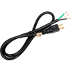 Carol 02524.73.01 3' Sjt Power Supply Replacement Cord, 16awg 13a/125v - Black