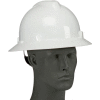 Full Brim Hard Hat With Wheel Ratchet Suspension, White, SWX00358